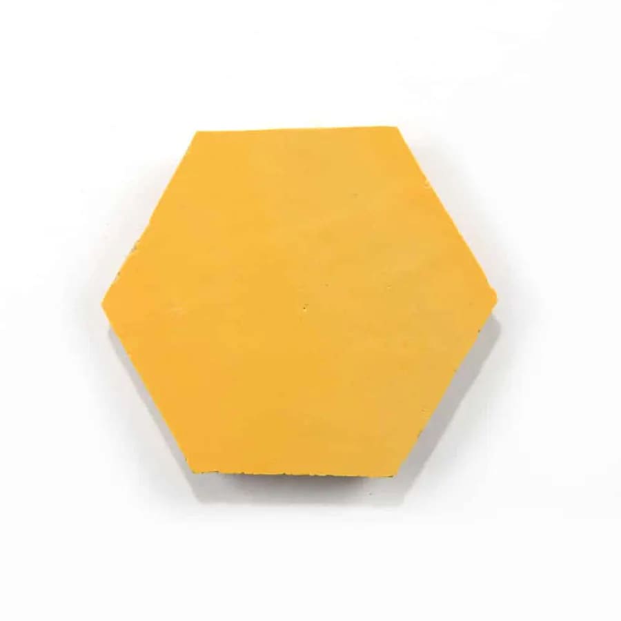 Bright Yellow Hexagone