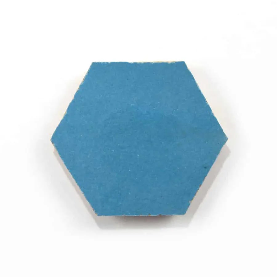 Baby Blue Hexagone