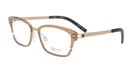 オンビート ONB-704H-06GLM Gold Mat/Clear Brown06 メガネを試着で購入