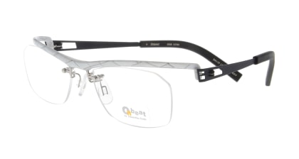 オンビート ONB-509H-14NV White14/Navy メガネを試着で購入