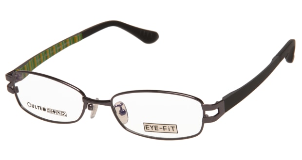 ＜Oh My Glasses TOKYO＞ 22％OFF！ 送料無料！アイフィット EF-013-C4 メガネ（眼鏡） スクエア Eye-fit-EF-013-C4 ブラック 黒 フルリム eye-fit 度付き 伊達メガネ 即日発送 レディース