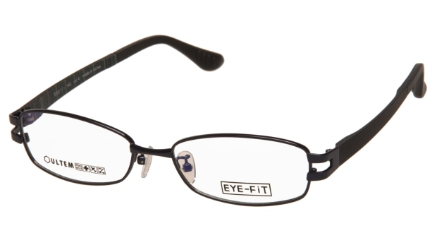 ＜Oh My Glasses TOKYO＞ 22％OFF！ 送料無料！アイフィット EF-013-C4 メガネ（眼鏡） スクエア Eye-fit-EF-013-C4 ブラック 黒 フルリム eye-fit 度付き 伊達メガネ 即日発送 レディース