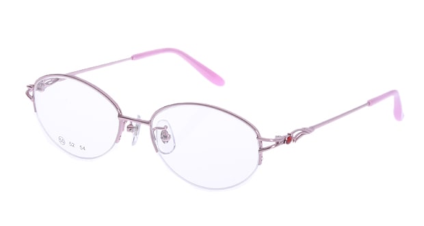 ＜Oh My Glasses TOKYO＞ 送料無料！家メガネ 50-001-2-50 メガネ（眼鏡） オーバル ie-megane-50-001-2-50 ピンク 桃 メタルフレーム フルリム ie megane 度付き 伊達メガネ 即日発送 レディース