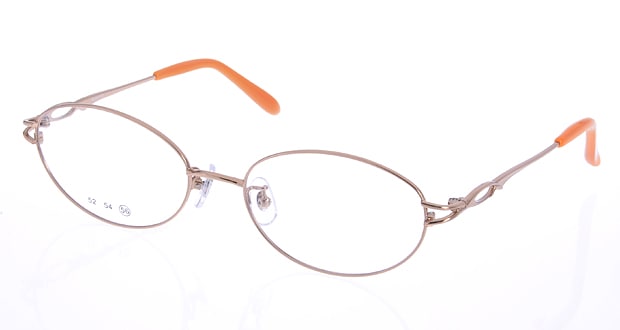 ＜Oh My Glasses TOKYO＞ 送料無料！家メガネ RLH3101-2-54 メガネ（眼鏡） オーバル ie-megane-RLH3101-2-54 ピンク 桃 メタルフレーム フルリム ie megane 度付き 伊達メガネ 即日発送 ユニセックス