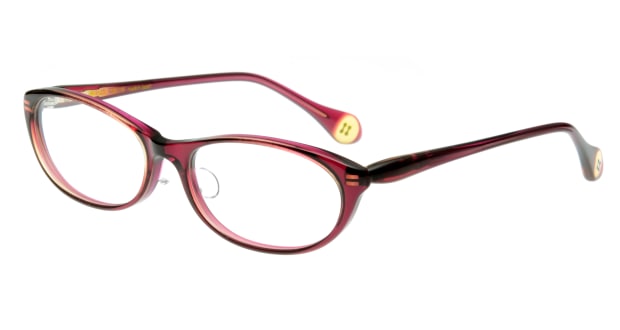 ＜Oh My Glasses TOKYO＞ 送料無料！家メガネレンズセット 50-008-53-1 メガネ（眼鏡） オーバル ie-megane-lensset-50-008-53-1 ピンク 桃 メタルフレーム ハーフリム ie-megane-lensset 度付き 伊達メガネ 即日発送 レディース