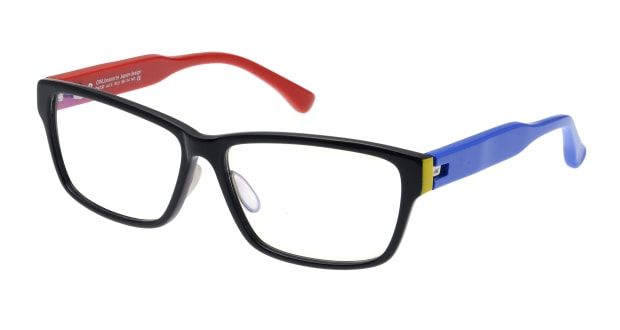 ＜Oh My Glasses TOKYO＞ 27％OFF！ 送料無料！花粉メガネ CVL-01L-3 Navy Lサイズ メガネ（眼鏡） スクエア kafun-megane-cvl-01l-3-navy ブルー 青 セルフレーム フルリム kafun megane 度付き 伊達メガネ 即日発送 ユニセックス