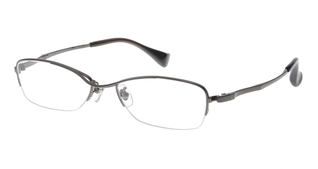 ＜Oh My Glasses TOKYO＞ 送料無料！家メガネレンズセット 50-005-52-3 メガネ（眼鏡） オーバル ie-megane-lensset-50-005-52-3 ブラウン 茶 メタルフレーム フルリム ie-megane-lensset 度付き 伊達メガネ 即日発送 ユニセックス