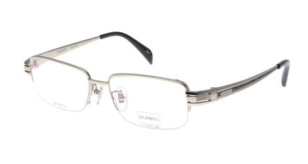 ダーバン DN-9155-C-4-SI [メタル/鯖江産/ハーフリム/スクエア] ｜メガネのオーマイグラス(めがね・眼鏡) | メガネ通販