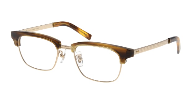 ＜Oh My Glasses TOKYO＞ 送料無料！丹羽 雅彦 NM-109-C-2-45 メガネ（眼鏡） ラウンド niwa-masahiko-nm-109-c-2-45 ブラウン 茶 メタルフレーム フルリム NIWA MASAHIKO 度付き 伊達メガネ 即日発送 メンズ