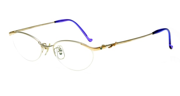 ＜Oh My Glasses TOKYO＞ 23％OFF！ 送料無料！アンリ・ジュリアン VOLUTE 04-C26 メガネ（眼鏡） バタフライ henry_jullien-volute-04-c26 パープル 紫 メタルフレーム HENRY JULLIEN 度付き 伊達メガネ 即日発送 レディース