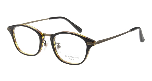 ＜Oh My Glasses TOKYO＞ 30％OFF！ 送料無料！Oh My Glasses TOKYO クリス omg-069-3-48 メガネ（眼鏡） ウェリントン oh-my-glasses-tokyo-omg-069-3-47 べっ甲柄 メタルフレーム フルリム Oh My Glasses TOKYO 度付き 伊達メガネ 即日発送 ユニセックス