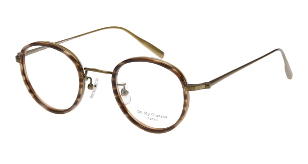 ＜Oh My Glasses TOKYO＞ 30％OFF！ 送料無料！Oh My Glasses TOKYO クリス omg-069-2-48 メガネ（眼鏡） ウェリントン oh-my-glasses-tokyo-omg-069-2-47 べっ甲柄 メタルフレーム フルリム Oh My Glasses TOKYO 度付き 伊達メガネ 即日発送 ユニセックス