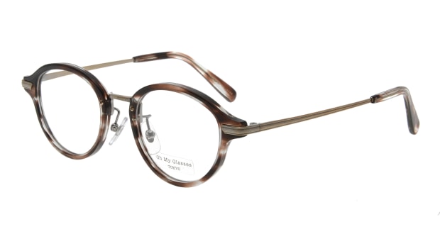 ＜Oh My Glasses TOKYO＞ 30％OFF！ 送料無料！Oh My Glasses TOKYO トーマス omg-076-3-55 メガネ（眼鏡） ウェリントン oh-my-glasses-tokyo-omg-076-3-55 グレー 灰 メタルフレーム フルリム Oh My Glasses TOKYO 度付き 伊達メガネ 即日発送 ユニセックス