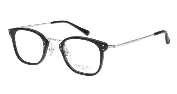 ＜Oh My Glasses TOKYO＞ 30％OFF！ 送料無料！Oh My Glasses TOKYO マイカ omg-084-6-51 メガネ（眼鏡） ウェリントン oh-my-glasses-tokyo-omg-084-6-51 ブラック 黒 セルフレーム フルリム Oh My Glasses TOKYO 度付き 伊達メガネ 即日発送 ユニセックス