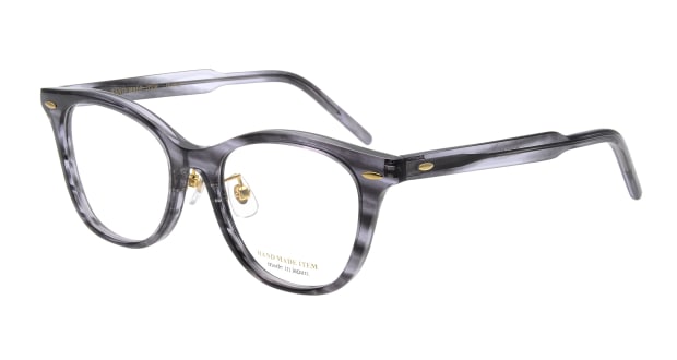 ＜Oh My Glasses TOKYO＞ 送料無料！金治郎 MK-023-C5-55 メガネ（眼鏡） ウェリントン kinjiro-mk-023-c5-55 グレー 灰 セルフレーム フルリム Kinjiro 度付き 伊達メガネ 即日発送 ユニセックス