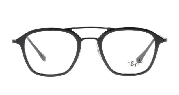 ＜Oh My Glasses TOKYO＞ 20％OFF！ 送料無料！レイバン RX7141-5755-50 メガネ（眼鏡） ウェリントン rayban-rx7141-5755-50 ブラウン 茶 メタルフレーム フルリム Ray-Ban 度付き 伊達メガネ 即日発送 ユニセックス