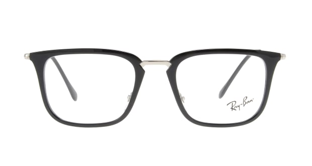 ＜Oh My Glasses TOKYO＞ 20％OFF！ 送料無料！レイバン RX7142F-2000-54 メガネ（眼鏡） ウェリントン rayban-rx7142f-2000-54 ブラック 黒 セルフレーム フルリム Ray-Ban 度付き 伊達メガネ 即日発送 ユニセックス