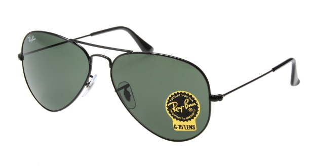 ＜Oh My Glasses TOKYO＞ 20％OFF！ 送料無料！レイバン RB3025-L2823-58 サングラス ティアドロップ rayban-rb3025-l2823-58 ブラック 黒 メタルフレーム フルリム Ray-Ban サングラス：UVカット 即日発送 ユニセックス