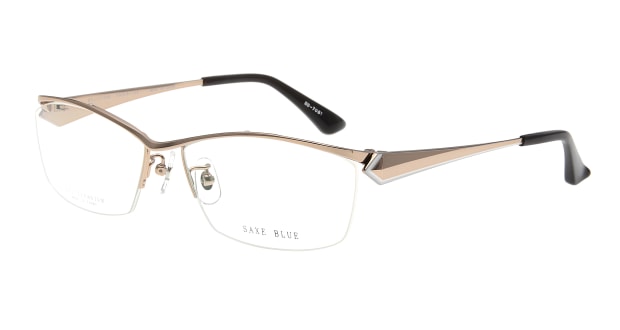 ザックスブルー SB-7081-1-59 [メタル/鯖江産/ハーフリム/スクエア