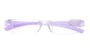カルルック リーディンググラス +1.5 purple [老眼鏡/鯖江産/なし/スクエア/安い/透明]  小 3
