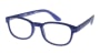 イジピジ リーディンググラス +2.0 #B-NAVY BLUE SOFT [老眼鏡/ウェリントン/青]  小 0