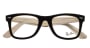 レイバン WAYFARER RX5121F-2464-50 [黒縁/ウェリントン]  小 3