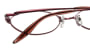 Oh My Glasses TOKYO Jacqueline omg-033 6-52 [メタル/鯖江産/オーバル/赤]  小 5