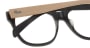 レックス NYC-Mirror frame recs-c3-12-BLACK WOOD/OAK WOOD [黒縁/丸メガネ/安い]  小 4