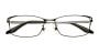 Oh My Glasses TOKYO Norman omg-057 BK/SI-55 [メタル/鯖江産/スクエア]  小 3