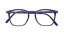 イジピジ リーディンググラス +1.5 #E-NAVY [老眼鏡/ウェリントン/青]  小 3