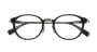 モンブルー MO016-4 [黒縁/鯖江産/丸メガネ]  小 3
