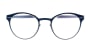 アイシーベルリン Crossley-Taubenblau/Pearl/Grey [メタル/丸メガネ/青]  小 0