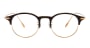 Oh My Glasses TOKYO Benny omg-126-BR-GD-47 [メタル/鯖江産/丸メガネ/茶色]  小 0