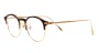 Oh My Glasses TOKYO Benny omg-126-BR-GD-47 [メタル/鯖江産/丸メガネ/茶色]  小 1