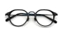 Oh My Glasses TOKYO SISE-Kanako Sasaki-portrait lines-BKB-48 [黒縁/鯖江産/丸メガネ]  小 4