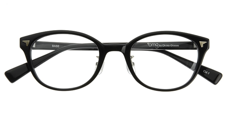 Oh My Glasses　ボストン　ブルーライトカットレンズ付き 静電気防止・洗いやすい・ブルーライトカット】ウイルス対策