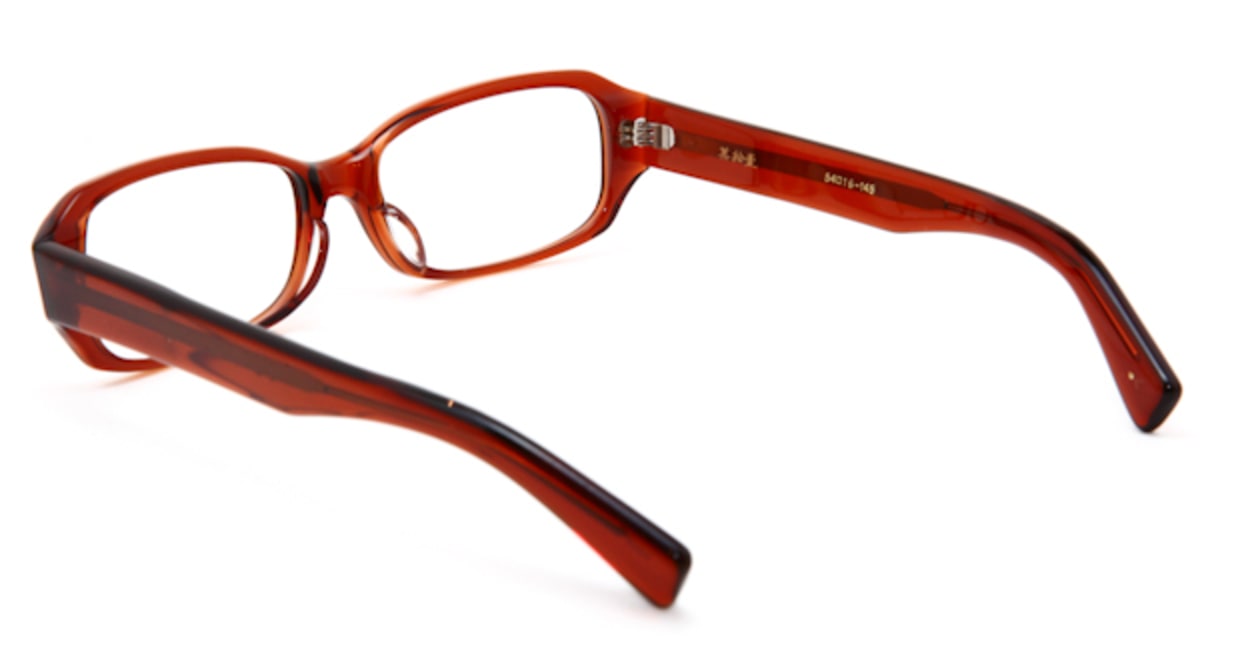 角矢甚治郎 其拾壱 ロ [鯖江産/スクエア/茶色]  3