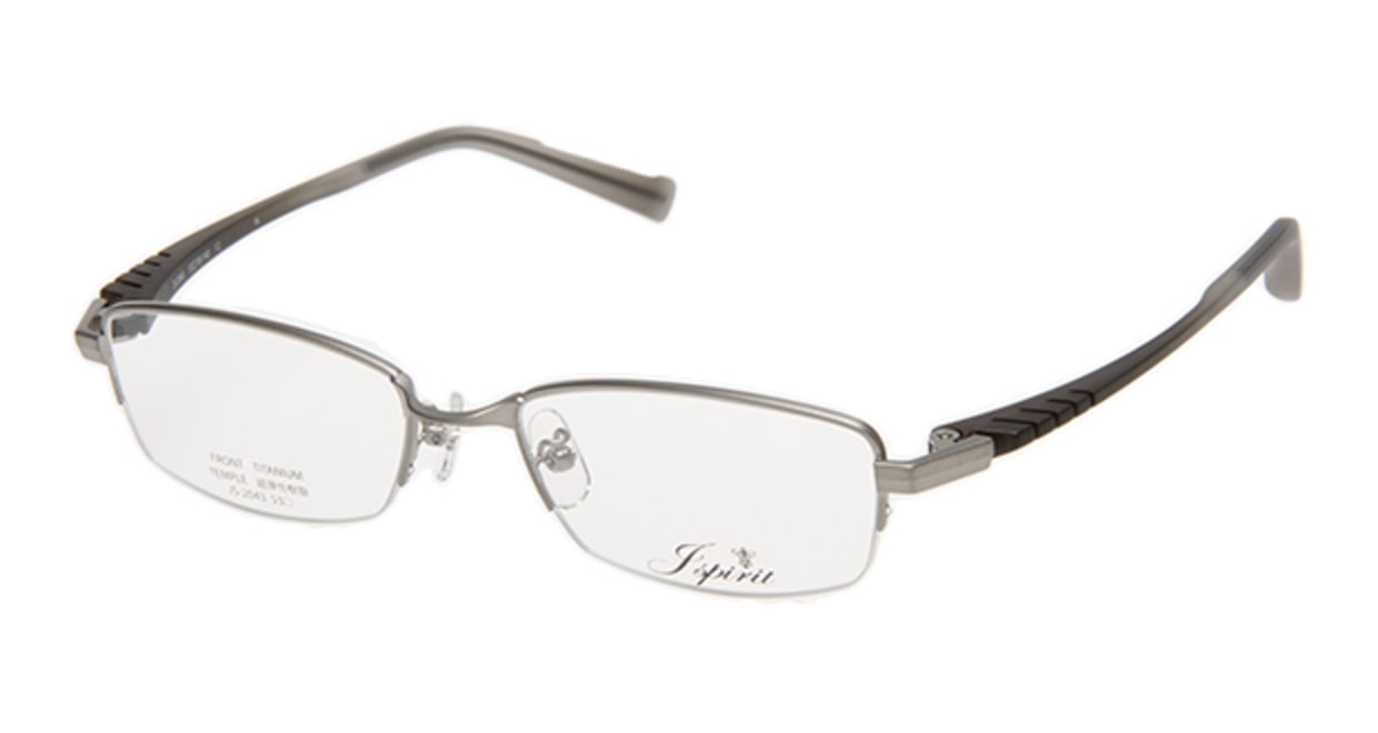 ジェイスピリット JS2043-12 [メタル/ハーフリム/スクエア/シルバー] 