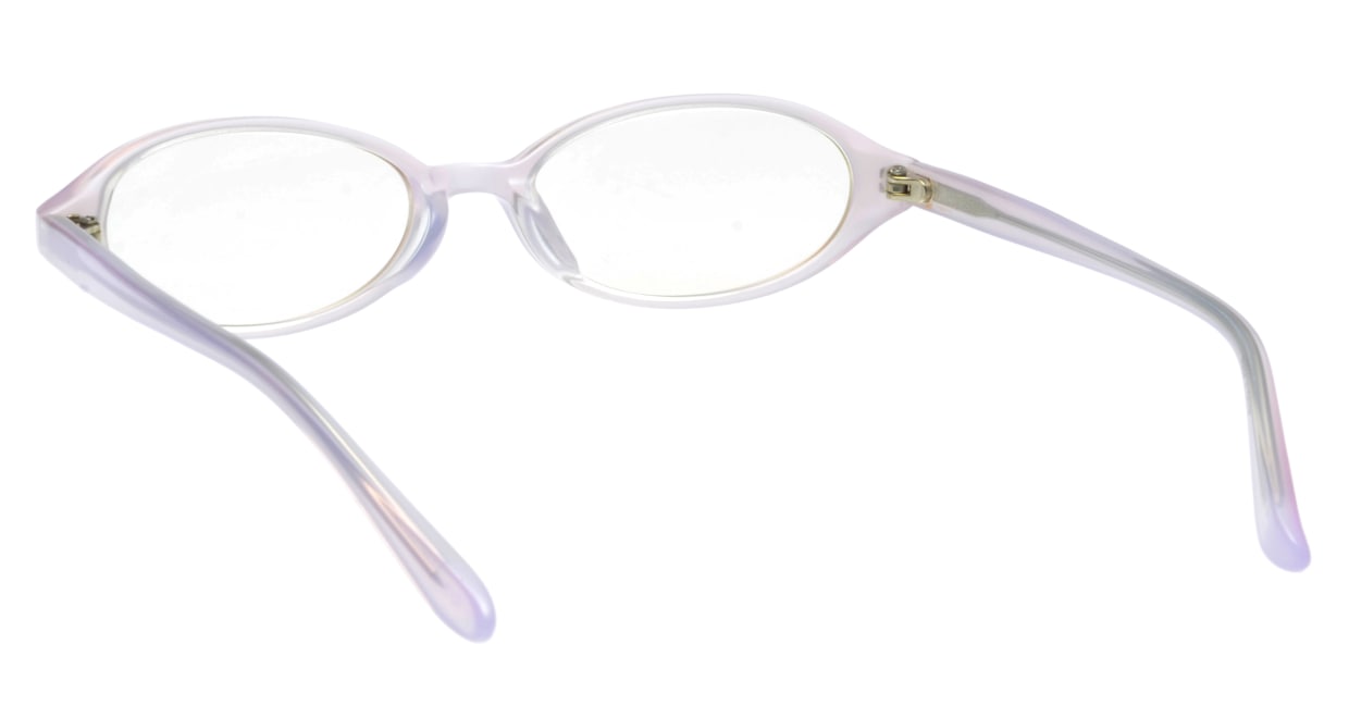 パソコンメガネ YA548-5 [ブルーライトカット/オーバル/激安/透明]  2