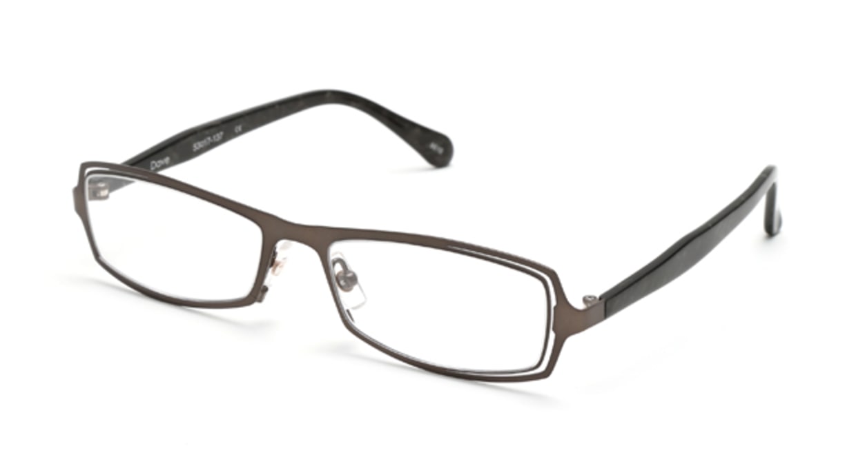 レスザンヒューマン Dave-9610 [メタル/スクエア/茶色] 