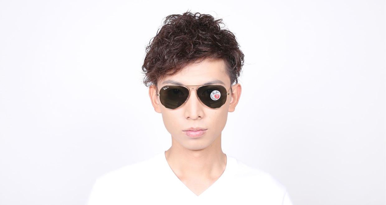 レイバン AVIATOR LARGEMETAL RB3025-001/58-58 [メタル/ティアドロップ]  7