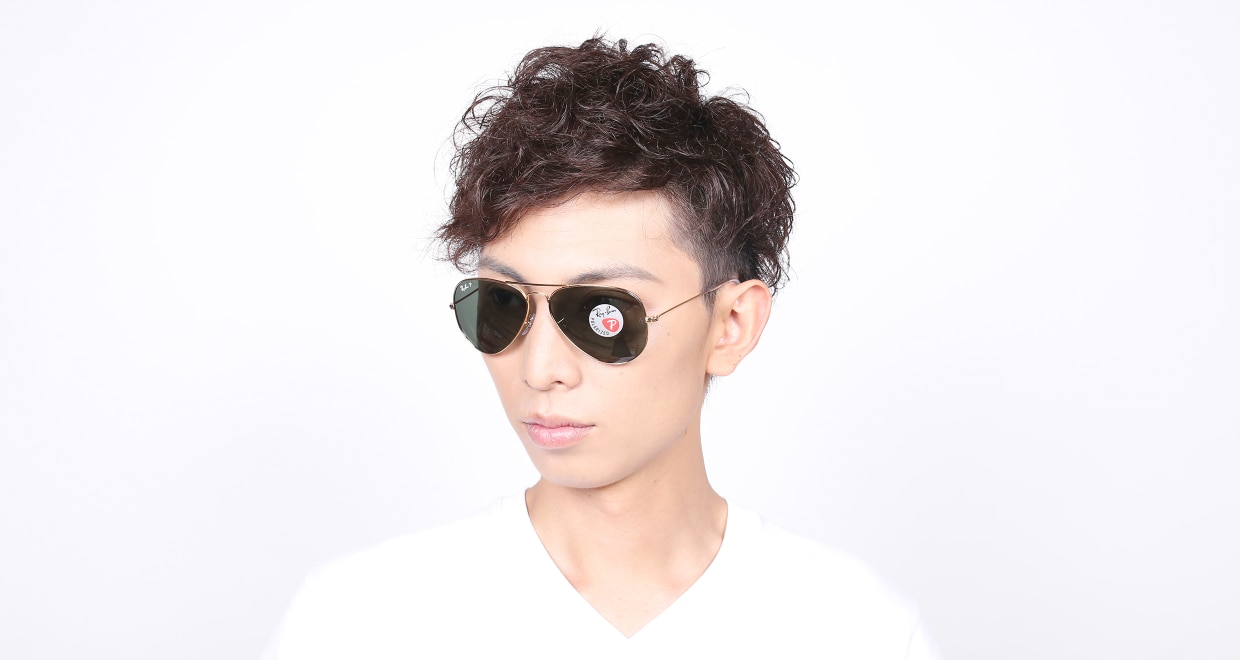 レイバン AVIATOR LARGEMETAL RB3025-001/58-58 [メタル/ティアドロップ]  8