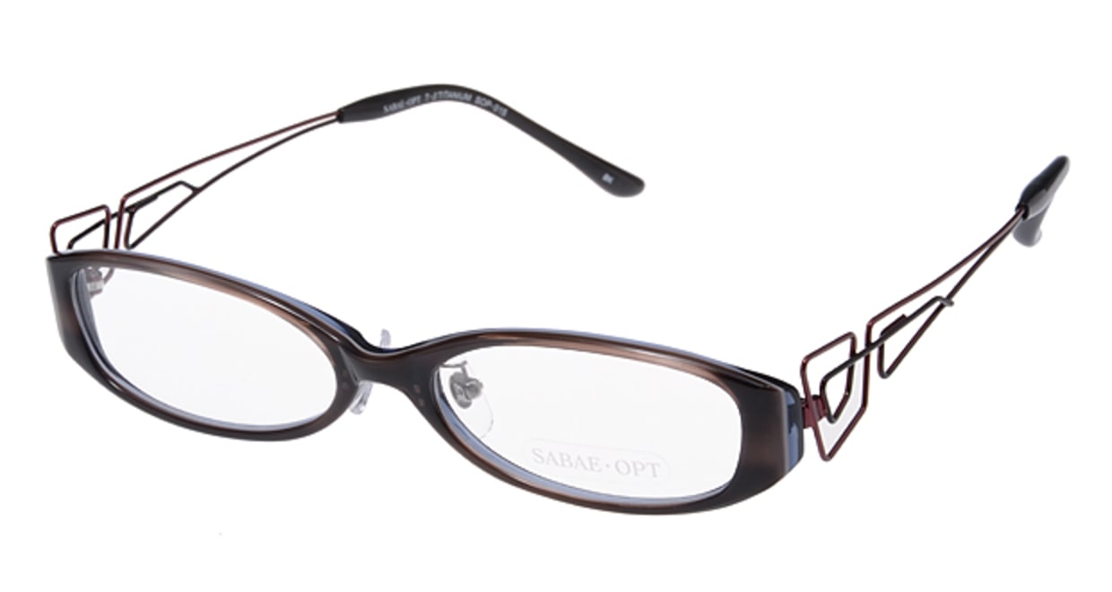 サバエオプト SOP-015-BK [スクエア/茶色] 