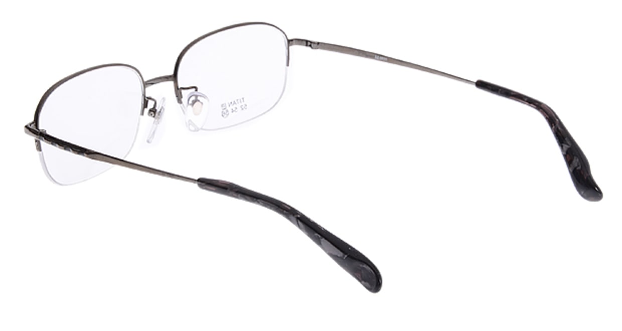 家メガネ SZ5011-3-56 [メタル/ハーフリム/スクエア/安い/グレー]  2