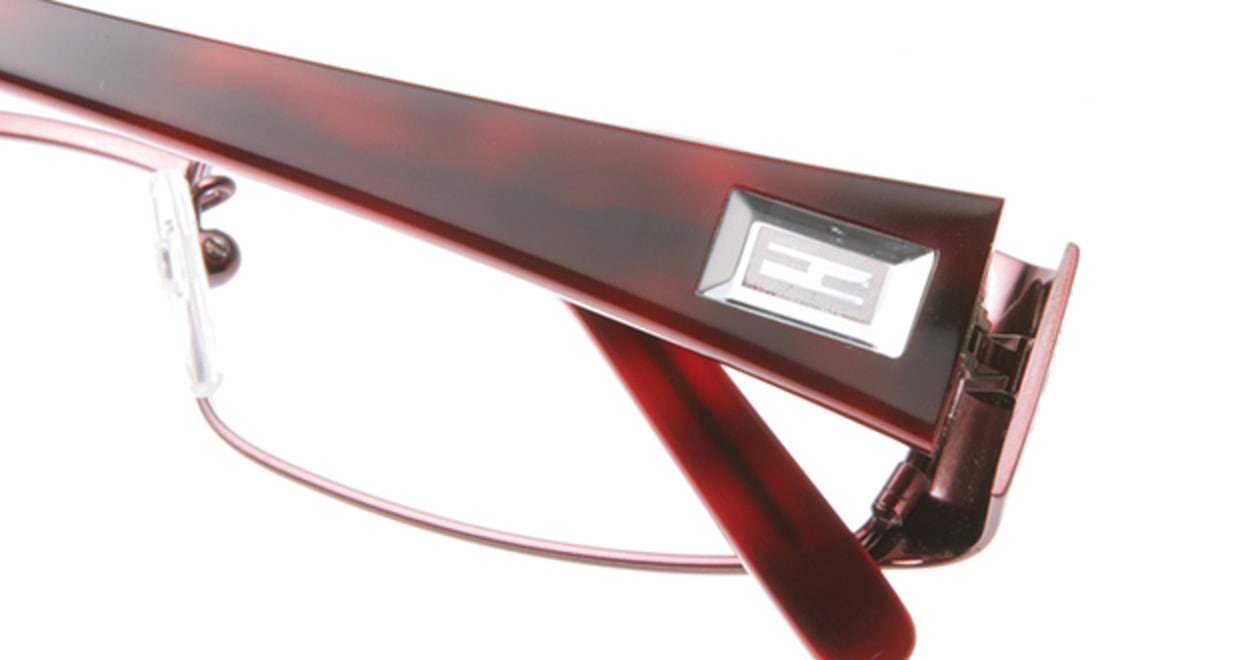 フェンディ FE892-618 [メタル/スクエア/赤]  4