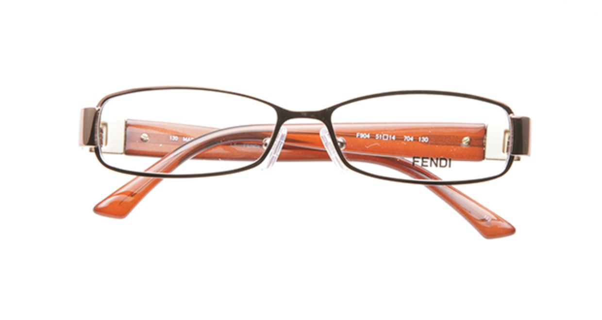 フェンディ FE904-704 [メタル/スクエア/茶色]  3