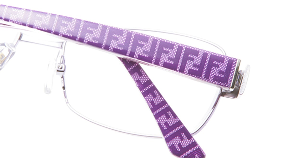 フェンディ FE911-538 [メタル/スクエア/紫]  4