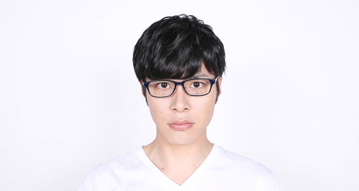 ジェイスピリット JS-2063-18 [鯖江産/ウェリントン/青]  7