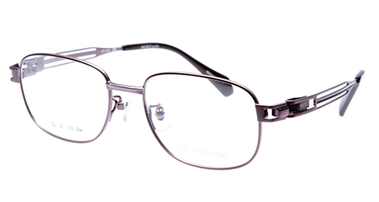 ナイスリー by フィッティ FT-131-3-50 [メタル/ウェリントン/茶色] 