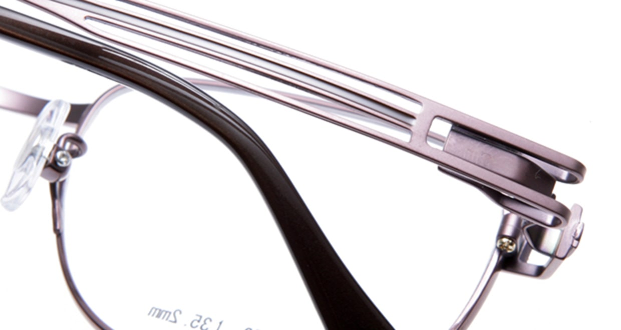 ナイスリー by フィッティ FT-131-3-50 [メタル/ウェリントン/茶色]  4